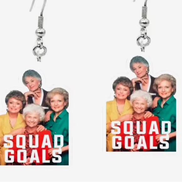 NWOT choose one golden girl earrings - Picture 2 of 8